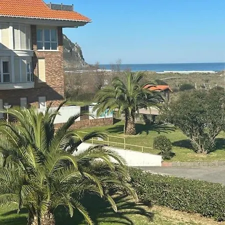 Lägenhet Playa De Berria - Precioso Apartamento Con Piscina